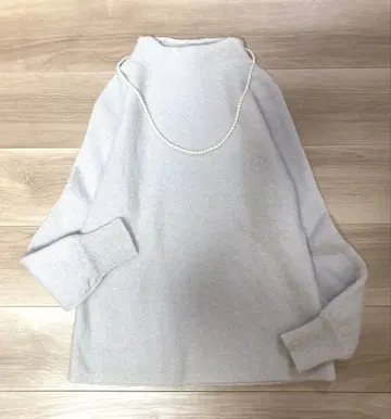 새상품급 띠어리 럭스 포근한 모크넥 모헤어 혼방 니트 38