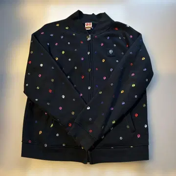 NESTA BRAND 블랙 L 컬러풀 자수 점퍼