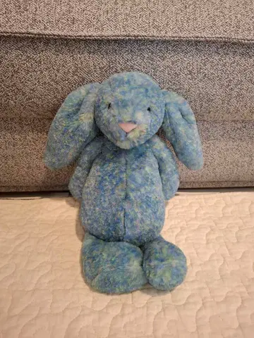 Jellycat 파란색 토끼 모양 봉제 인형
