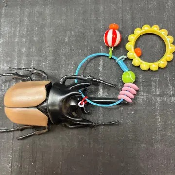 장수풍뎅이 피규어 키링