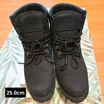 [ 고품질 ] CEDAR CREST 워크 부츠 블랙 25.0cm