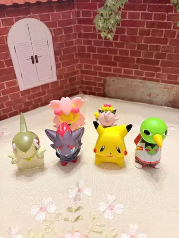 포켓몬 피규어 네이티오 변신 피카츄 등 클리어 손가락 인형