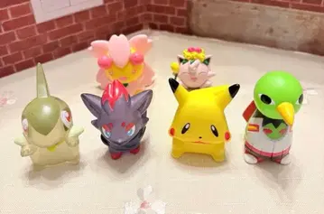 포켓몬 피규어 네이티오 변신 피카츄 등 클리어 손가락 인형