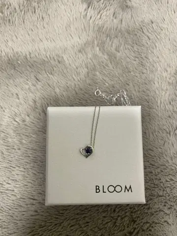 BLOOM 하트 목걸이 파랑