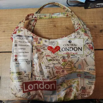 Think Bee! 런던 지도 디자인 토트백