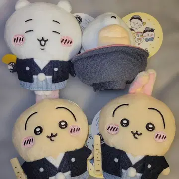 치이카와 설날 마스코트 3종 4개 세트