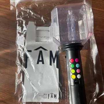 FAM 응원봉 블랙/멀티 컬러