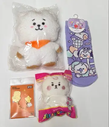 BT21 봉제 인형 삭스 굿즈 세트