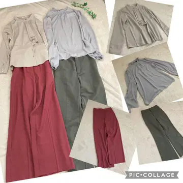 돌려입기 1주 코디 오피스 캐주얼 묶음 판매 깔끔 페미닌 새상품급