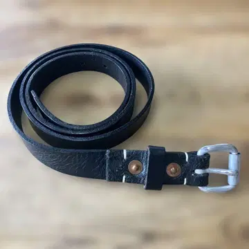 USA제 SUBTLE authentic 실버 앤 골드 롱 벨트