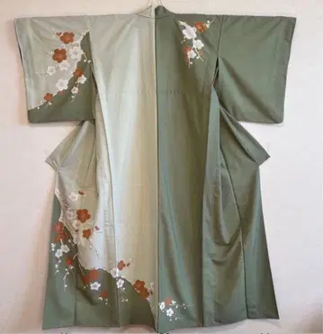 워셔블 기모노 홍백매