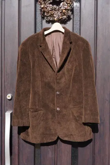 엠포리오 아르마니 코듀로이 테일러드 재킷