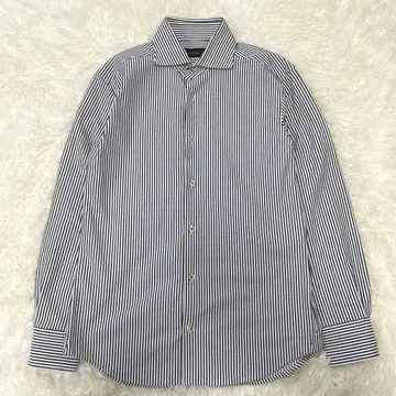 리센시 오브 마인 스트라이프 셔츠 M 네이비 화이트 긴팔