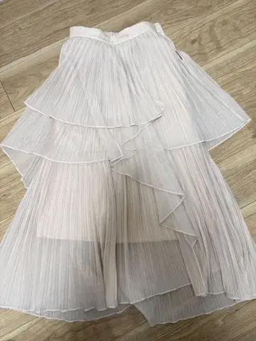 24SS 스나이델 스트레이트 플리츠 캉캉 스커트 PBEG