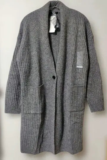 [유니클로] 울 리브 니트 코트 M 사이즈