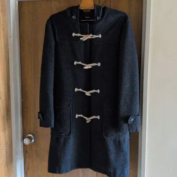 Alex's 다크 그레이 더플 코트