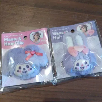 새상품! 시나코x몬치치 헤어 클립 마스코트 좌우 세트