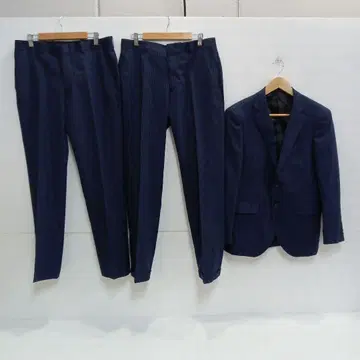 12.24 S713P 라퍼파 수트 3세트 스트라이프