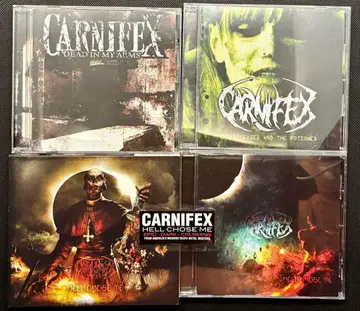 Carnifex 카니펙스 브루탈 데스 데스코어 3장 세트 새상품급