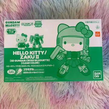 헬로키티/자쿠II [SD건담 크로스 실루엣] [클리어 컬러]