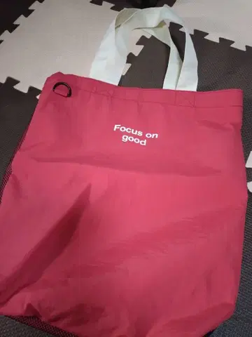 CPCM 발수 나일론 2WAY 백 덕질 빨간색 부채 백