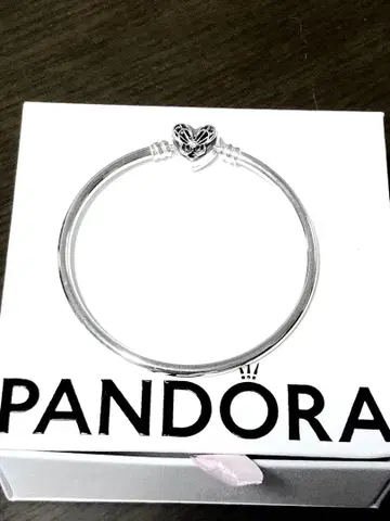 PANDORA 실버 17cm 뱅글