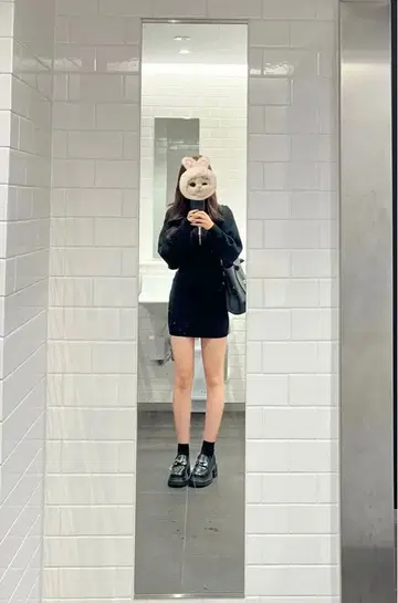 ZARA 미니 원피스 지퍼 포함