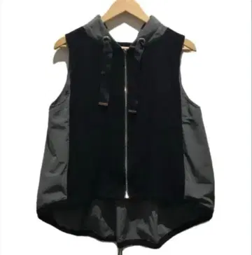 Deux Amour 본딩 후드티 베스트 후드 베스트