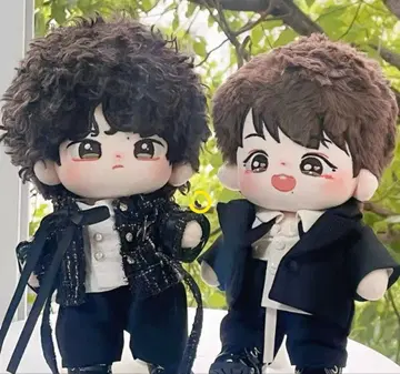 샤오잔 왕이보 20cm 봉제 인형 페어