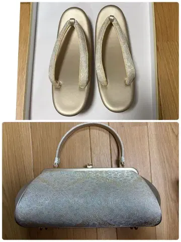 골드 꽃무늬 자수 일본 의류용 핸드백