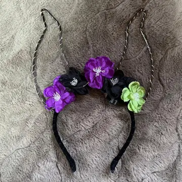 홍콩 디즈니 말레피센트 빛나는 머리띠 빌런즈