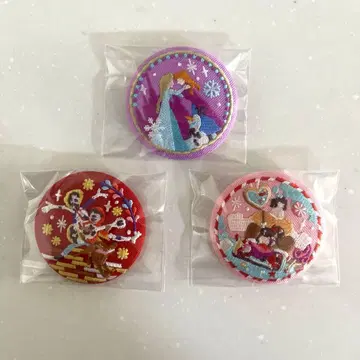 디즈니 자수 캔뱃지 2 겨울왕국 리멤버 미 슈가러쉬