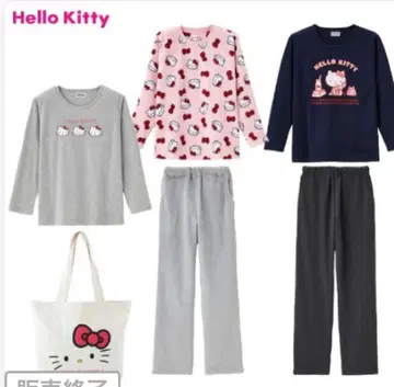 시마무라 해피백 헬로키티 룸웨어 여성용 사이즈 L