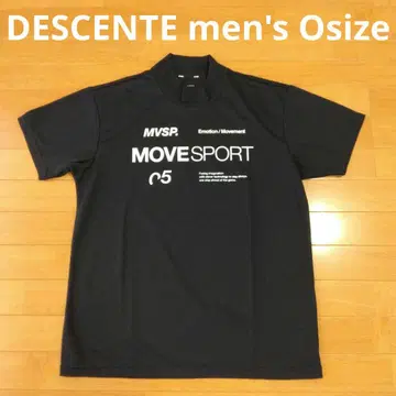DESCENTE 남성용 모크넥 반팔 셔츠 O사이즈