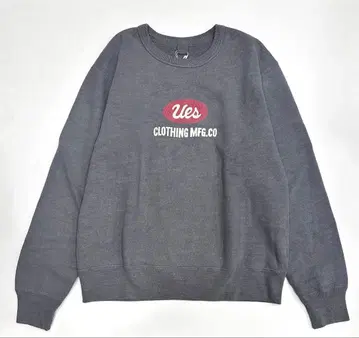 UES 웨스 웨스 로고 스테디셀러 맨투맨 트레이닝복 둥근넥 두꺼운 원단