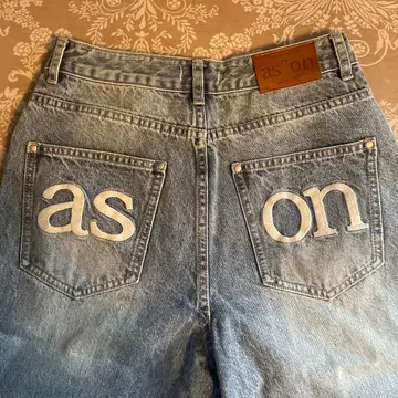 ason 데님 DUSK DENIM PANTS / 라이트 블루 M 사이즈