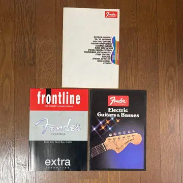 [ 귀중 ] Fender 카탈로그 3권 세트