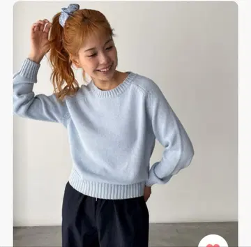 CANAL JEAN Elmar 코튼 크루 니트 새상품