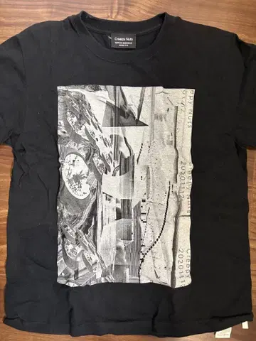 Creepy Nuts 블랙 T셔츠 M사이즈