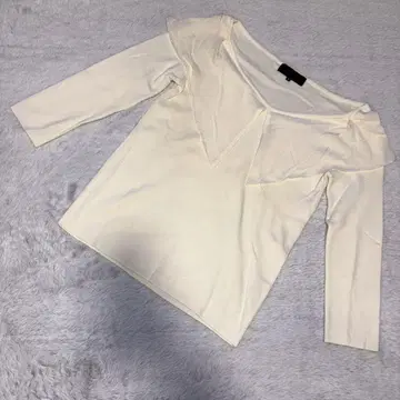 [ UNTITLED ] 언타이틀(2) 7부 소매 니트 스웨터 아이보리