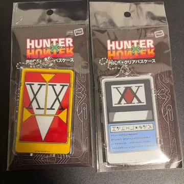 헌터 x 헌터 PIICA 클리어 패스 케이스 2개 세트