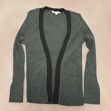 PAULE KA 그레이 리브 긴팔 가디건 S 사이즈