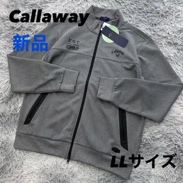 새상품 캘러웨이 자켓 맨투맨 블루종 풀 집업 그레이 LL