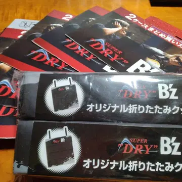B'z SUPER DRY 오리지널 접이식 쿠션 2개 세트