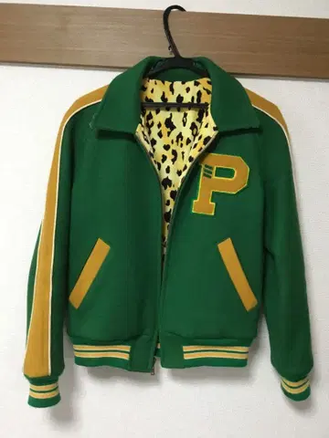 젤라토 피케 스타디움 점퍼 리버서블 그린