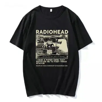 RADIOHEAD 티셔츠 [ L ] 라디오 헤드
