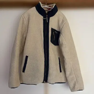 ANTIBAL 플리스 자켓 크림 네이비