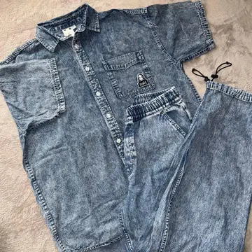 새상품급 xgirl 셋업 여성용 S 인디고 블루