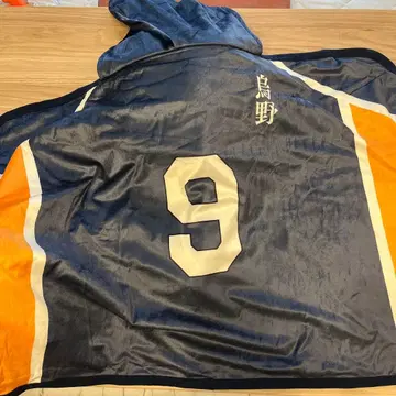 하이큐!! 등번호 9 후드 부착 타월