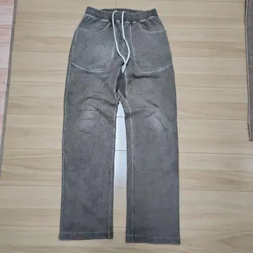 굿온 헤비 저지 스웨트 팬츠 피그먼트 다이 브라운